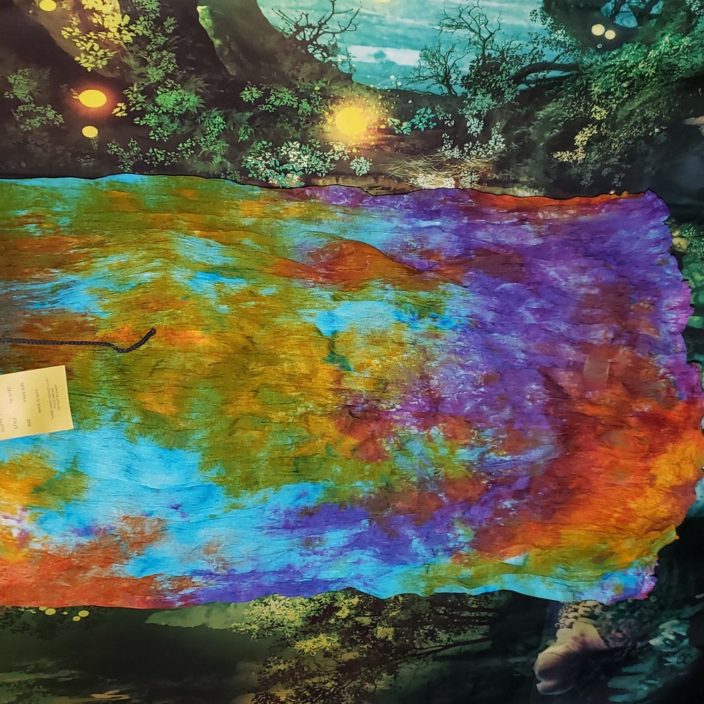 Tye dye skirt, New Free size. Festival hippie